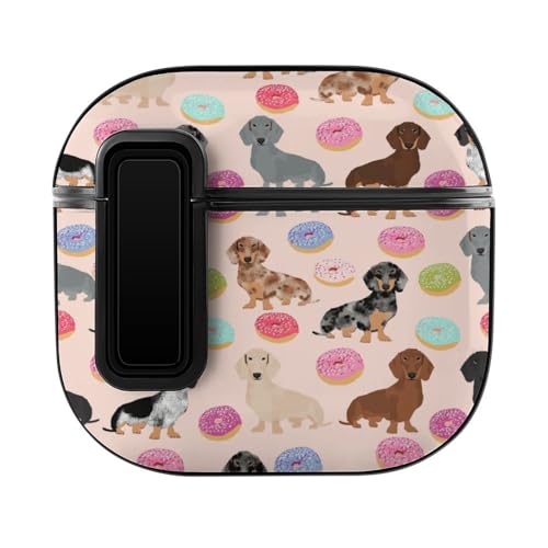 AirPods ��4���� �Ή� �_�b�N�X�t���h �\�[�Z�[�W �h�b�O �h�[�i�c �C���z���P�[�X �ƌ݊����̂��� �ی�J�o�[ �u���b�N�t���[�� �J���r�i�t�� �n�[�h�P�[�X ���h�~ �ϏՌ� �����h�~ �[�d�Ή� �y�� �����^�ѕ֗� �j�����p