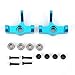 Vbest life Achsschenkel der Metalllenkung, 2 Stück Aluminiumlegierung Links Rechts RC Car Upgrade Ersatzteil Kompatibel mit Wltoys 1/14 144001 RC Car(Blau)