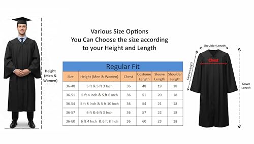 Image of graduation gown for adult convocation gown for boys & girls fancy dress competition