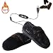 Heated Slippers Cold Weather Heated Shoes, Kamlif USB Electric Slippers, Comfortable Plush Winter Shoes to Keep Foot Warmers as a Thanksgiving Christmas Gifts for Men 5-12 Yards Women 4.5-13.5 Yards