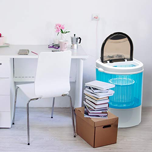 BluMill Mini-lader, wasmachine, met centrifuge, campingwasmachine tot 3 kg, klein en handig met draaggreep - Image 8