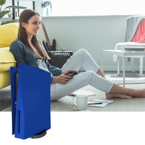 Image of Face Plate Cover Shell for PS5 Disc Edition Console Faceplates, Accessories Compatible with PlayStation 5 Protective Replacement Panels (Blue)