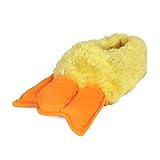 Duck Feet Slippers - Plush Bird Animal Slippers - for Home or Costume