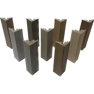 Foggy Wharf 12-Inch Composite Deck Corner Fascia Trim – HG Thermaform, Made for Trex Decks, OEM Materials, Easy Installation, Sold Individually