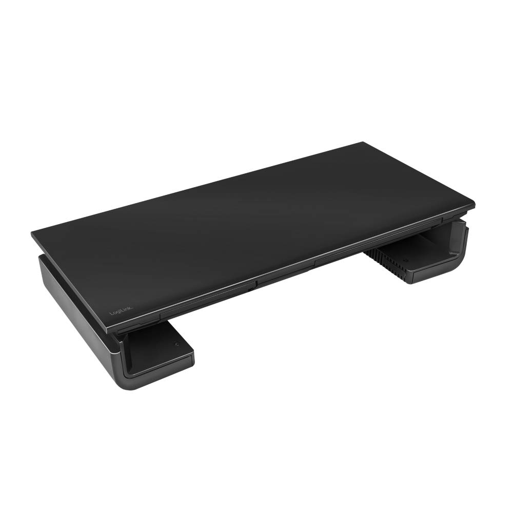 LogiLink Ergonomiczne podwyższenie monitora TV, maks. obciążenie 25 kg, długość = 42-52 cm