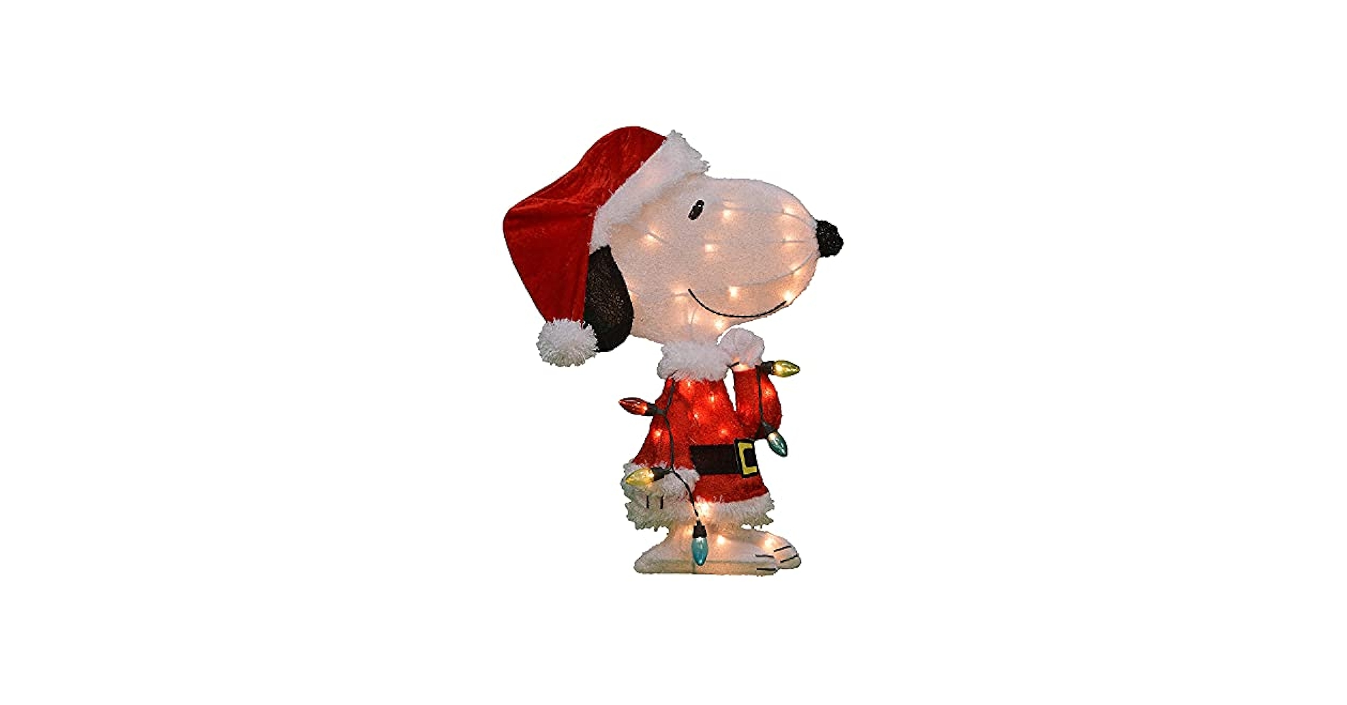 Amazon.com: ProductWorks Peanuts Pre Lit 24 Inch Snoopy