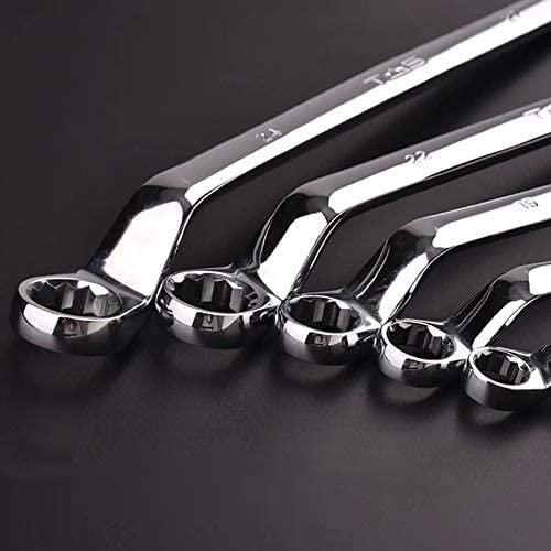 JUCACE Spanner,Wrench,Double End Wrench Cr-V Steel Metric Double Deep Offset Ring Spanner Polished 5.5mm - 32mm (Color : 6 x 7mm)