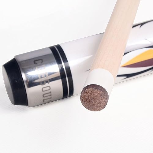 CUESOUL Conjunto de tacos de sinuca de bordo da série SOOCOO 147.3 cm 538.6 g 11,5 mm ponta com prot