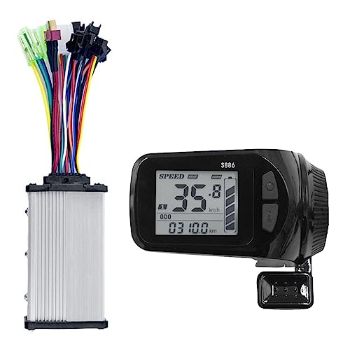DKSooozs 24V/36V/48V/60V S886 E-Bike vfBXvC + 36V 350W gRg[[ TXbg d] EXN[^[p (6PIN)