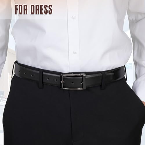 Men's Belt Leather Belt for Dress Jeans Fashion Sports Car Buckle Business Casual Golf Belt for Men2