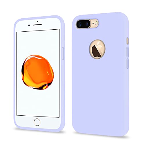 Image of Pikkme Back Cover | Full Camera Protection | Raised Edges | Super Soft Silicone | Bumper Case for iPhone 7 Plus / 8 Plus (Elegant Purple)