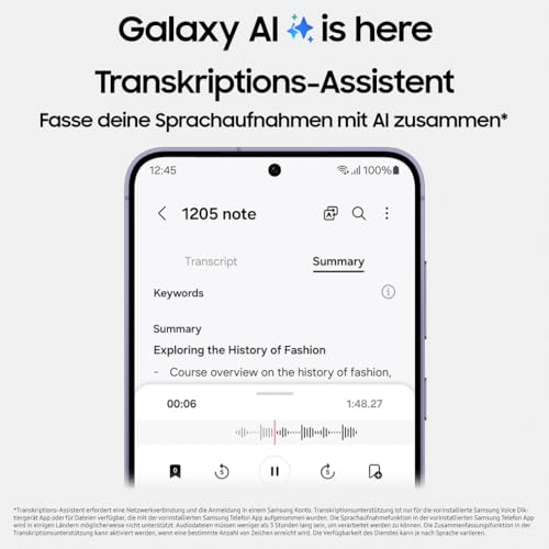 Samsung Galaxy S24+ Smartphone mit 50 MP Kamera