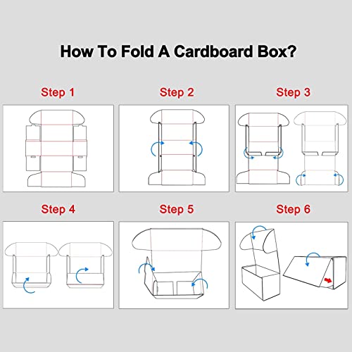 Image of RLAVBL 50 Pack 4.6x2.2x2.2 Inches Small Shipping Boxes White Corrugated Cardboard Box for Small Business, Shipping, and Packing