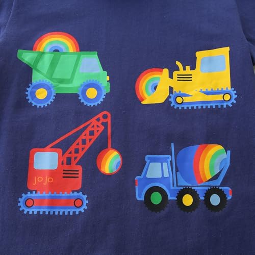Image of Toddler Boy Clothes Cartoon Cotton Summer Short Sleeve T-Shirt and Shorts Kids Outfit Set 2-7 Year