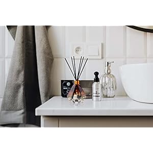 Reed Diffuser Set French Lavender Scent for Bathroom Accessories Shelf Decor & Air Fresheners, Sticks Defusers with 3.4 fl oz Essential Oils | Home Fragrance & Essentials Reed Diffuser Set French Lavender Scent for Bathroom Accessories Shelf Decor Air Fresheners Sticks Defusers with 34 fl oz Essential Oils Home Fragrance Essentials