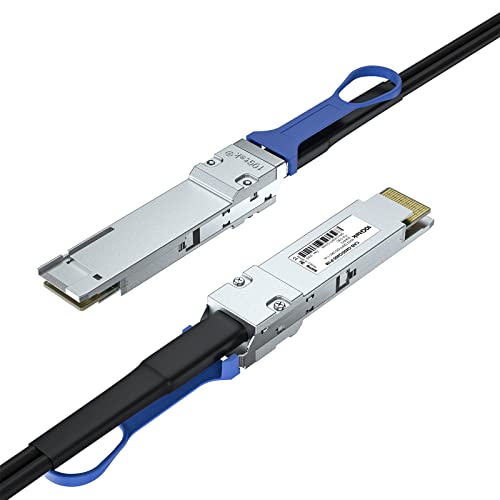 Image of 10Gtek 400GBASE QSFP-DD to QSFP-DD Passive Direct Attach Copper Twinax Cable for Mellanox MCP1660-W003E26, 3-Meter(10ft)