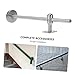 ARTIBETTER Adjustable Handrail Bracket for Stair Railings Sleek Support Hardware for Steps for Home Decor and Building Installations