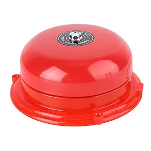 KTM Healthcare 4 inches Fire Alarm Bell, 100db Metal Fire Control Internal Strike Type Electric Security Bell 12V /24V/220V(220V)