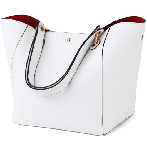 Image of sqlp Large Work Tote Bag for Women Handbags Big Bucket Purses | Women's Spacious Shoulder commuter Purse Ladies Travel Bucket crossbody bag