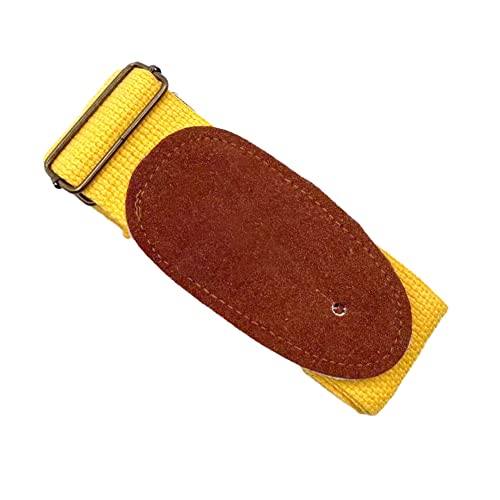 FASE Sangle de Guitare Folk RéGlable en Pur Coton Sangle de Guitare Sangle de Guitare éLectrique Sangle Universelle pour Guitare Acoustique (Jaune) - Les Beatles, Paul McCartney, John Lennon, RIngo Starr, George Harrison FASE Sangle de Guitare Folk RéGlable en Pur Coton Sangle de Guitare Sangle de Guitare éLectrique Sangle Universelle pour Guitare Acoustique (Jaune)