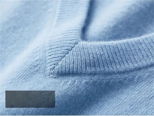Men's V-Neck Sleeveless Knitted Pullover Classic Winter Warm Waistcoat Relaxed-Fit V-Neck Sweater Vest3