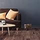 Relaxdays Zeitungsständer Holz, Bugholz, Zeitungskorb, modernes Design, robust, Tragegriffe, HBT 30 x 37 x 25 cm, natur, Braun