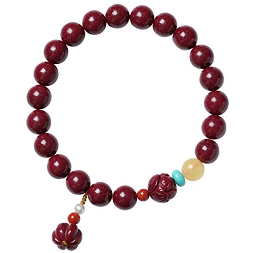 Bracelet Feng Shui pour femmes en perles de citrouille cadeau de richesse