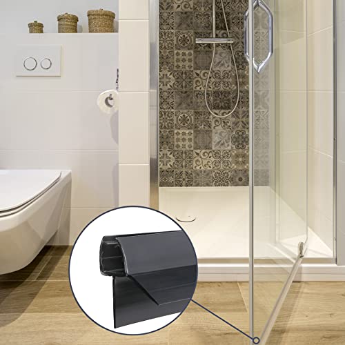 Guarnizione doccia 2x100 cm, colore nero