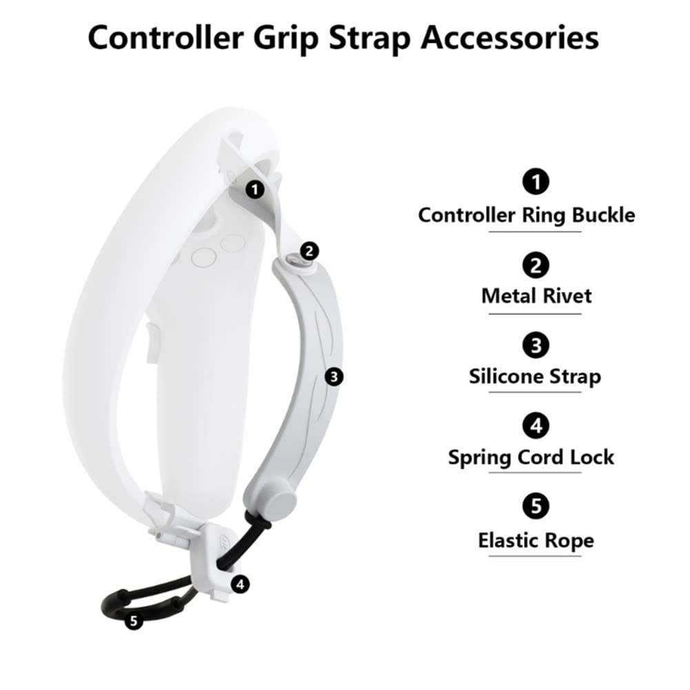 Manicotti Protettivi In Silicone Per Controller VR – 1 Paio, Antishock E Lavabile, Compatibili 4 Modelli