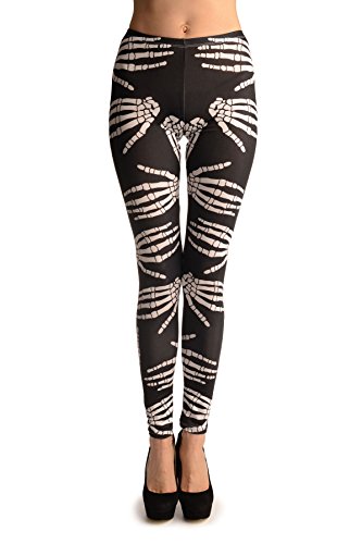 Leggings Halloween noir taille unique 34-40 confortable et opaque