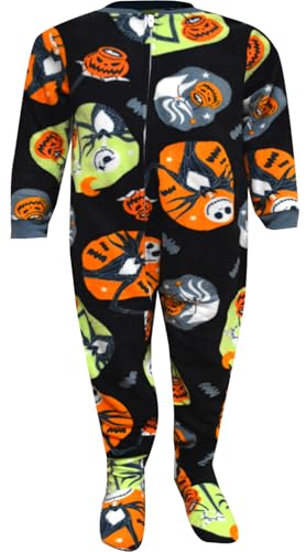 Image of Disney Nightmare Before Christmas Toddler One Piece Sleeper, Sizes 12M-5T (US, Age, 12 Months, Nightmare Before Christmas)