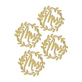 Cadeau de fête : avec une méthode d'application simple et un bon effet de décoration, il peut être facilement appliqué à votre décoration de chaise de mariage.
