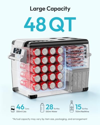 EUHOMY 48QT Portable Freezer