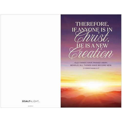 SALT & LIGHT 2 Corinthians 5:17 A New Creation Church Bulletins, 100 count