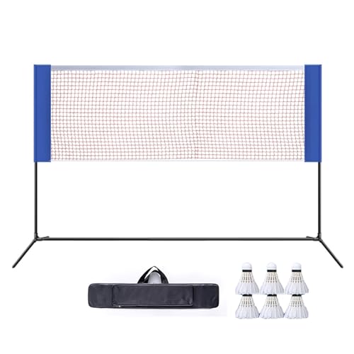 Filet de badminton portable pour jeux de plage en famille et tournois dans le jardin
