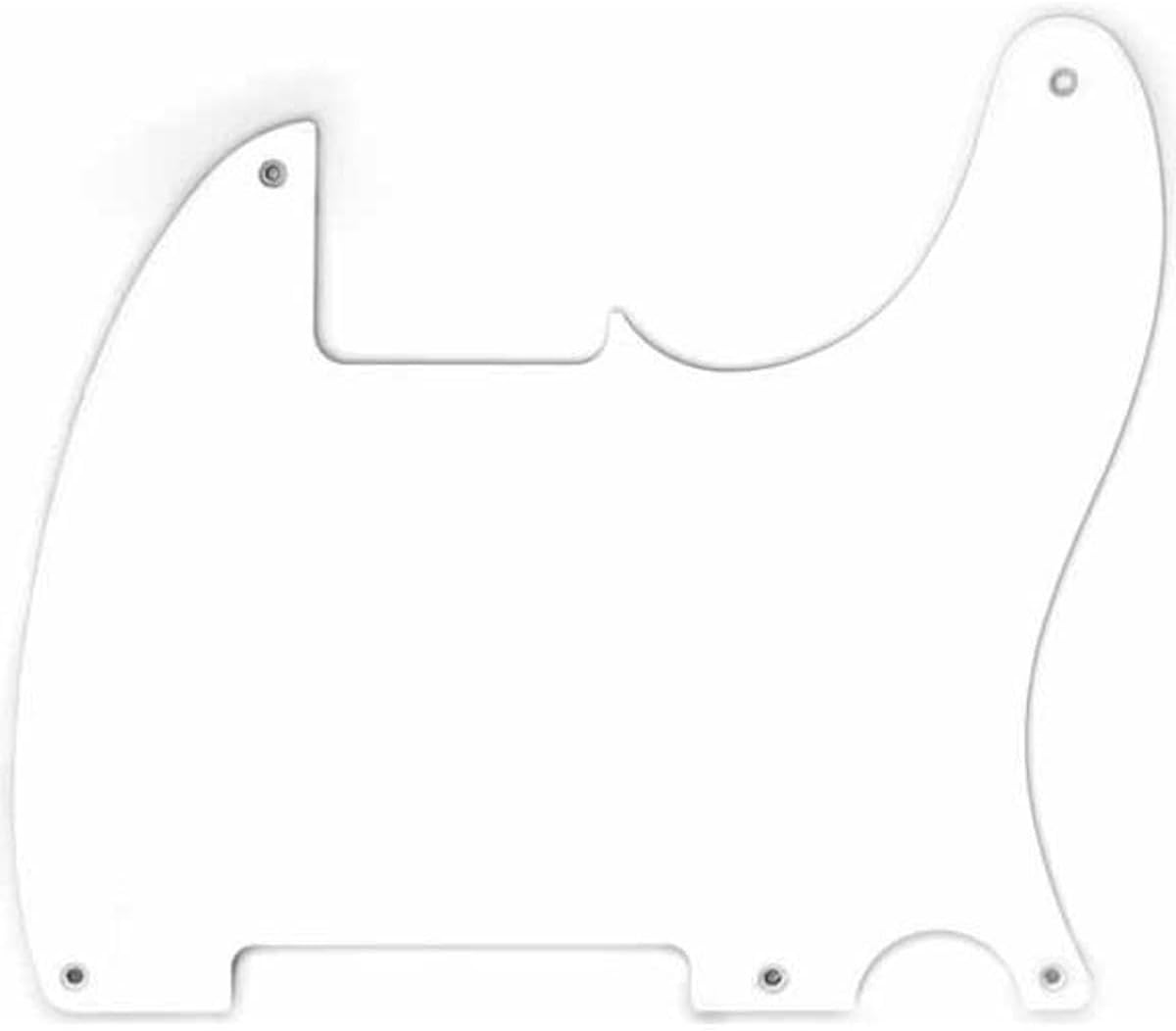 Fender Vintage-Style Pickguard, Esquire, 5-Hole Mount - White 1-Ply