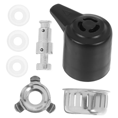 Juego de accesorios para olla exprés: válvula de seguridad, válvula flotante y cubierta antiobstrucción de silicona miniatura 1