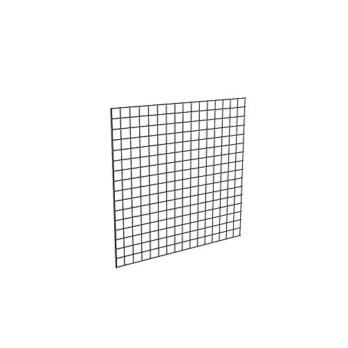 Grid Panel for Retail Display – Perfect Metal Econoco Grid for Any Retail Display, 4’ Width x 4’ Height, 3 Grids Per Carton (Black) #1