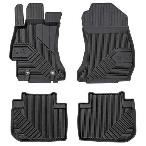 MOTOS Tapis de sol caoutchouc pour Subaru Forester IV 2012-2018 Améliorez Votre Confort de Voyage avec Le tapis noir antidérapant Auto No.77- tapis voiture...