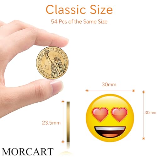 Imanes decorativos emoji MORCART 28 piezas 3 cm miniatura 2