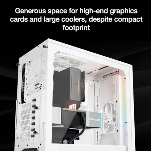 Image of be quiet! Pure Base 501 DX White PC case, high Airflow Intake Front Panel and top Cover, Maximum Performance, 3 preinstalled Pure Wings 3 140mm PWM Fans, Extraordinary air Pressure, Dynamic Design