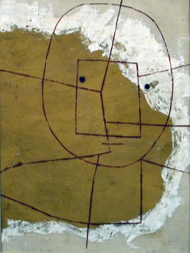 Impression sur toile Paul Klee grand format 60x90cm, chef-d'œuvre d'art décoratif de bureau