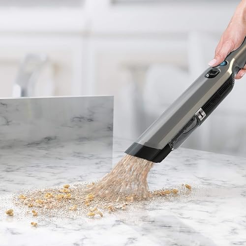Image of Shark WANDVAC Cordless Hand Vac Lightweight and Portable at 1.4 lbs. with Powerful Suction, Charging Dock, One-Touch Empty for Car & Home, Gold