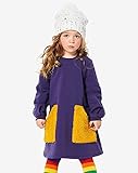 burda stoffe 10/2018 Kleid mit Taschen Burda Schnittmuster 9310, Kleid [Mädchen 92-122] zum selber nähen, ideal für Anfänger [L2]