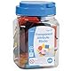 edxeducation Transparente Blöcke - Mini Glas Set mit 60 Stück - Farbenfrohe Plastikformen - Lichtkasten Zubehör - Sensorisches Spiel - Mathe Manipulativ für Kinder