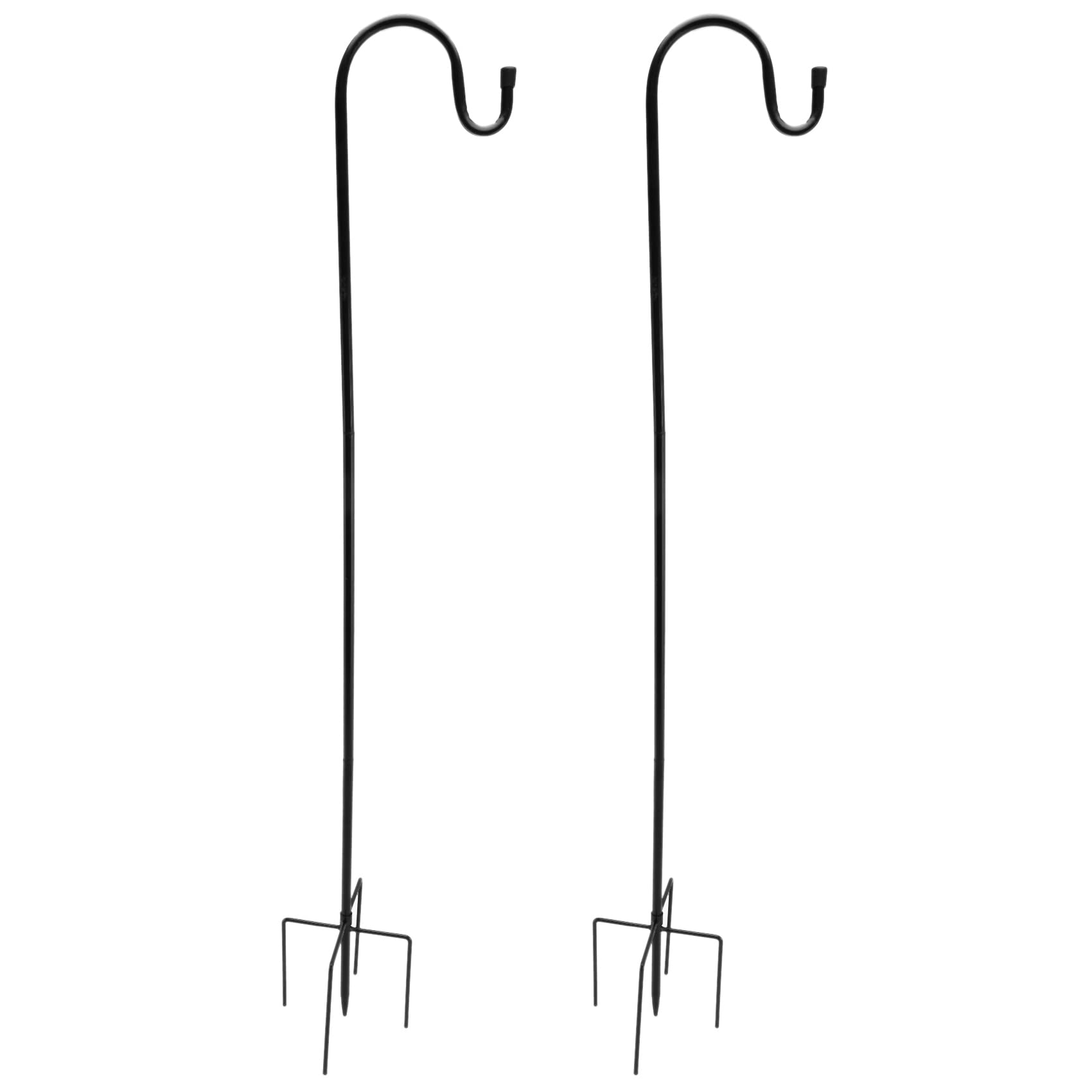 CTRLZS Shepherd's Hooks, 2Pack Shepherd Hook Made of Metal for Outdoor Bird Feeders Hanger, Solar Lights, Christmas Lights