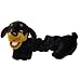 Kyjen PP01403 Bungee Wiley the Wiener Dog Plush Dog Toys, Large, Brown