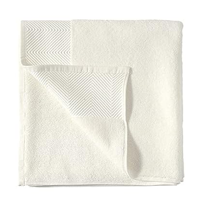 10-teiliges Badetuch-Set – 100 % Baumwolle Handtücher für Badezimmer, gemustertes Badezimmer-Handtuch-Set, weich und… – Bild 5