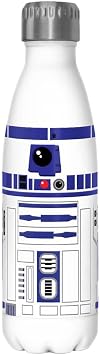 Star Wars Simpler R2 Costume 17 oz Stainless Steel Water Bottle, 17 Ounce, Multicolored STRW6736-95815800