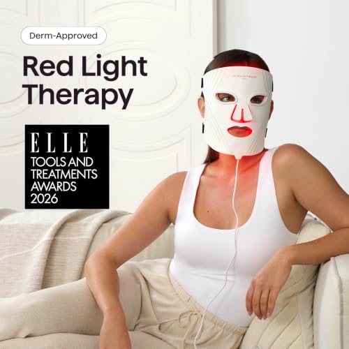 wavytalk Red Light Therapy Mask for Face, Glow Time LED Face Mask 850nm NIR - Image 2